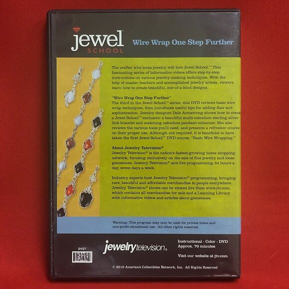 Jewelry Television Jewel School Wire Wrap One Step Further Instructional DVD 201 - Picture 2 of 6